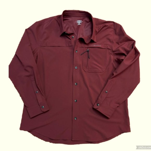 G.H. Bass & Co Excursion Performance Mens Shirt For Hard Service Size M - Picture 1 of 6